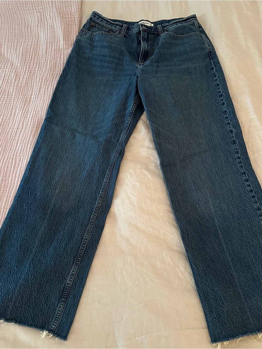 Abercrombie high rise loose jeans